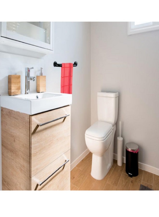 JAGGER JAG253 Stainless Steel 304 Grade Towel Hanger/Towel Rod/Towel Bar for Bathroom/Kitchen/Living Room/Wash Basin with Fitting Screw (12" INCH, Black [ MATT Finish ]) - Image 5